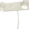 Pluto Vägglampa Dubbel LED 2x5W 3000K Vit