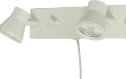 Pluto Vägglampa Dubbel LED 2x5W 3000K Vit