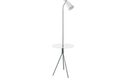 Policara Golvlampa 159cm Nickel/Vit