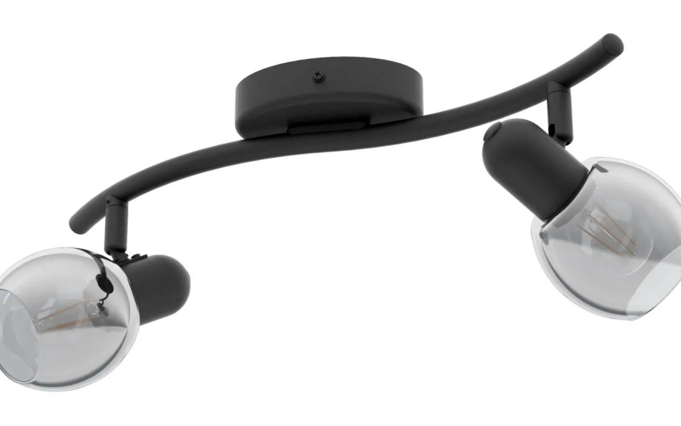 Pollica Takspotlight 37cm Svart