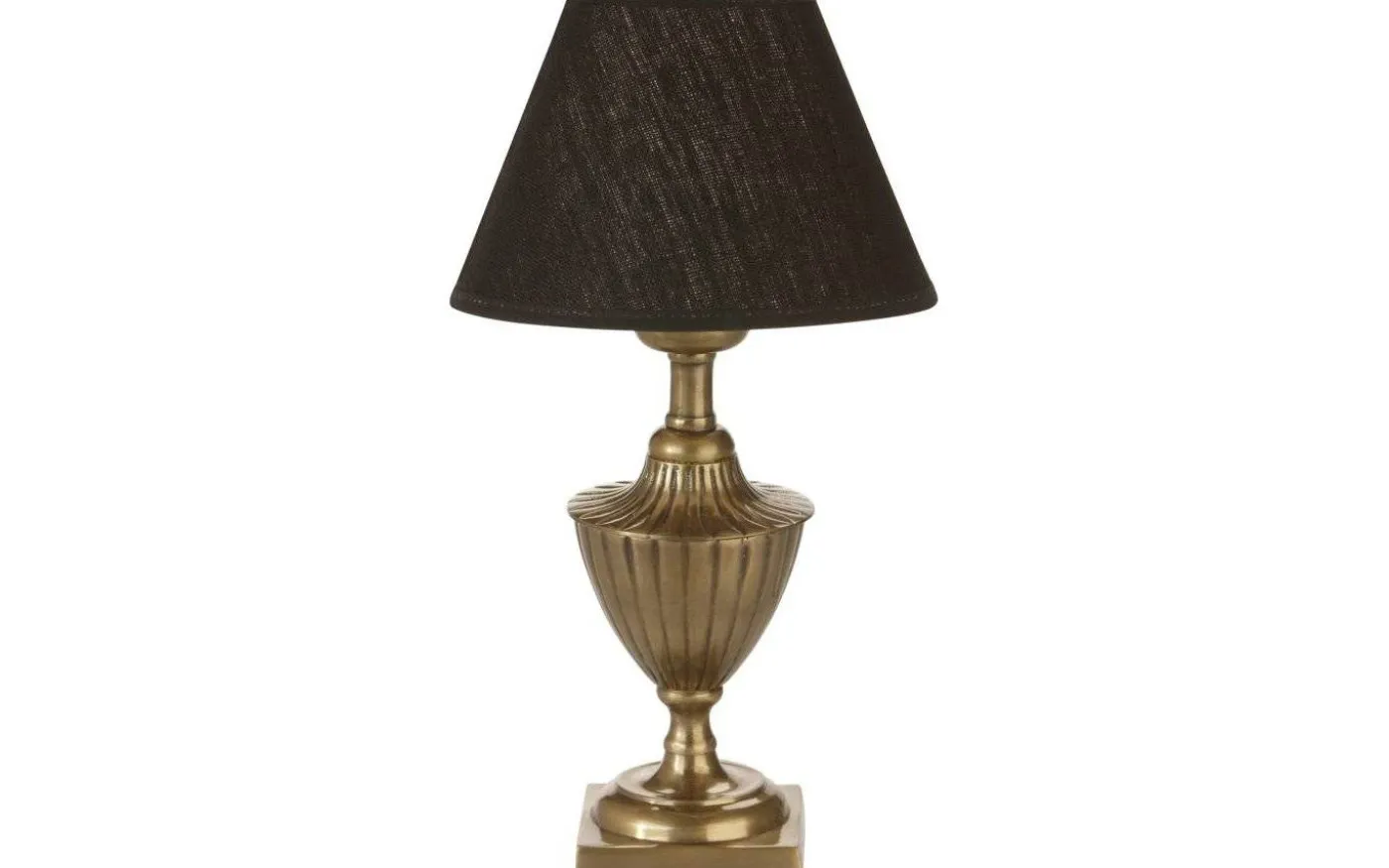 Pollino Lampfot 24cm Antikmässing