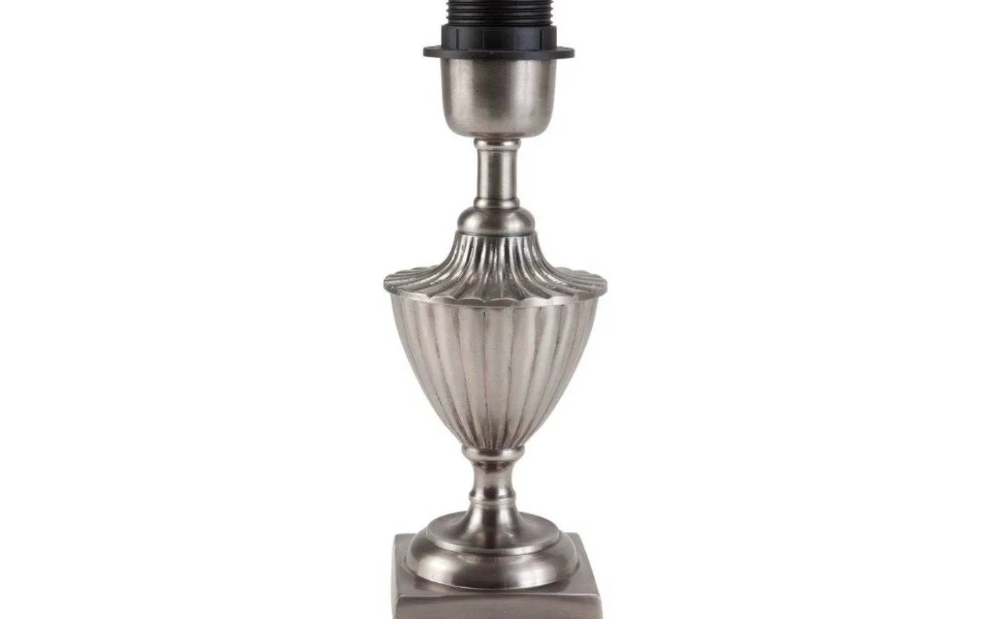 Pollino Lampfot 24cm Antiksilver