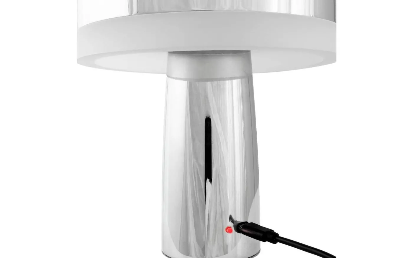 Porter Uppladdningsbar Bordslampa 16,5cm Krom