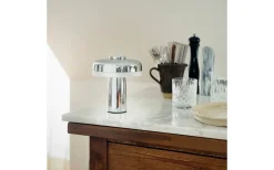 Porter Uppladdningsbar Bordslampa 16,5cm Krom