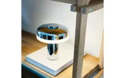 Porter Uppladdningsbar Bordslampa 16,5cm Krom