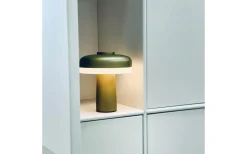 Porter Uppladdningsbar Bordslampa 16,5cm Metallic Grön