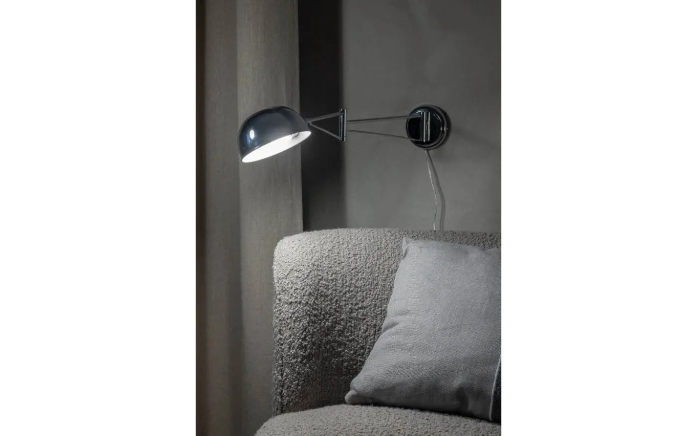 Portland Vägglampa 76cm Krom