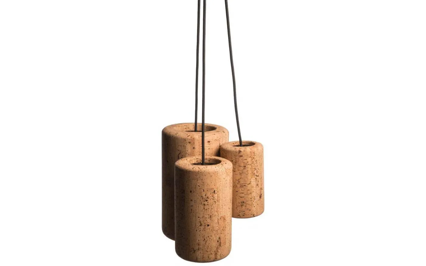 Porto Fönsterlampa 18,3cm Svartstruktur/Kork