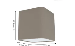 Posaderra Plafond 14cm Beige