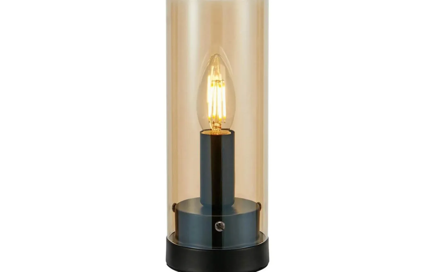 Post Bordslampa 23cm Svart/Amber