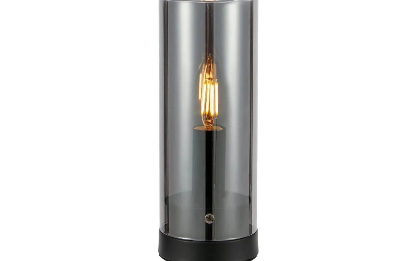 Post Bordslampa 23cm Svart/Rök