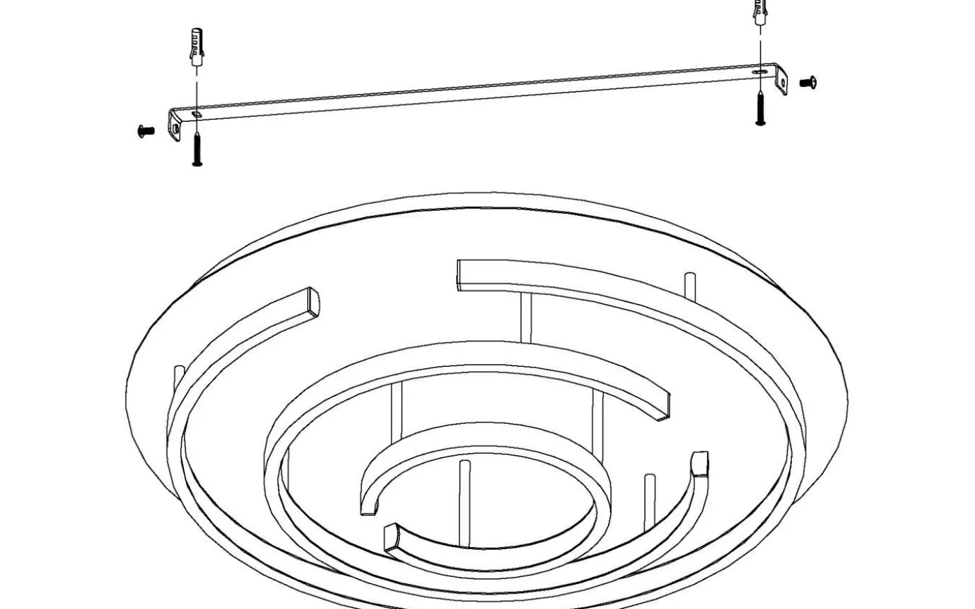 Pozondon Plafond 52cm LED 3000K 22,5W Guld