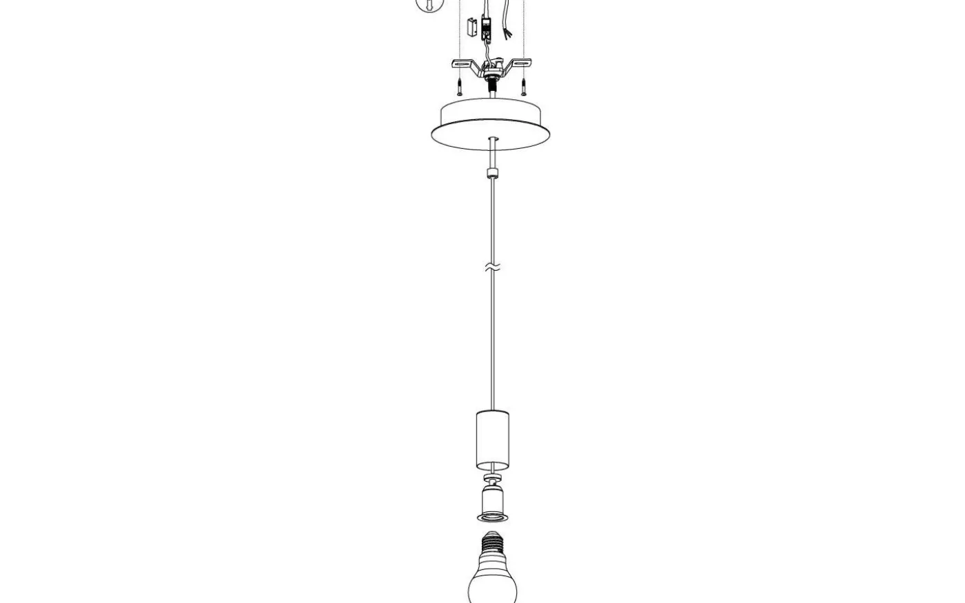 Pozueta Fönsterlampa 12,5cm Svart