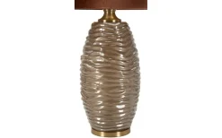 Prag Bordslampa 79cm Brun