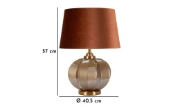 Prag Bordslampa 57cm Brun