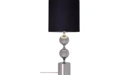 Prakt Bordslampa 60cm Krom/Svart