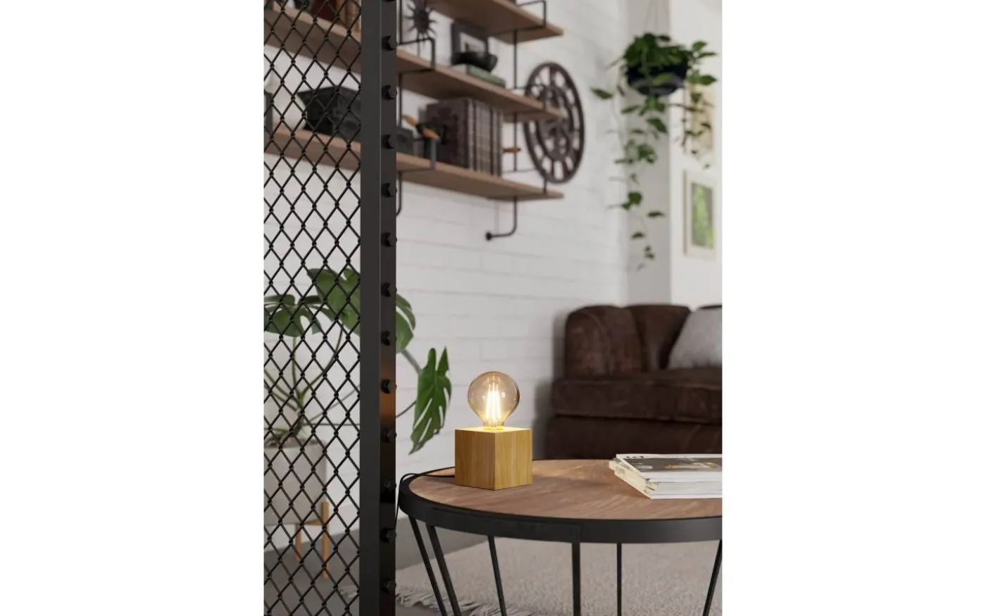 Prestwick 2 Bordslampa 9,5cm Natur