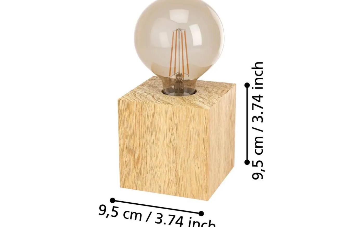 Prestwick 2 Bordslampa 9,5cm Natur