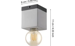 Prestwick Takspotlight 9cm Svart