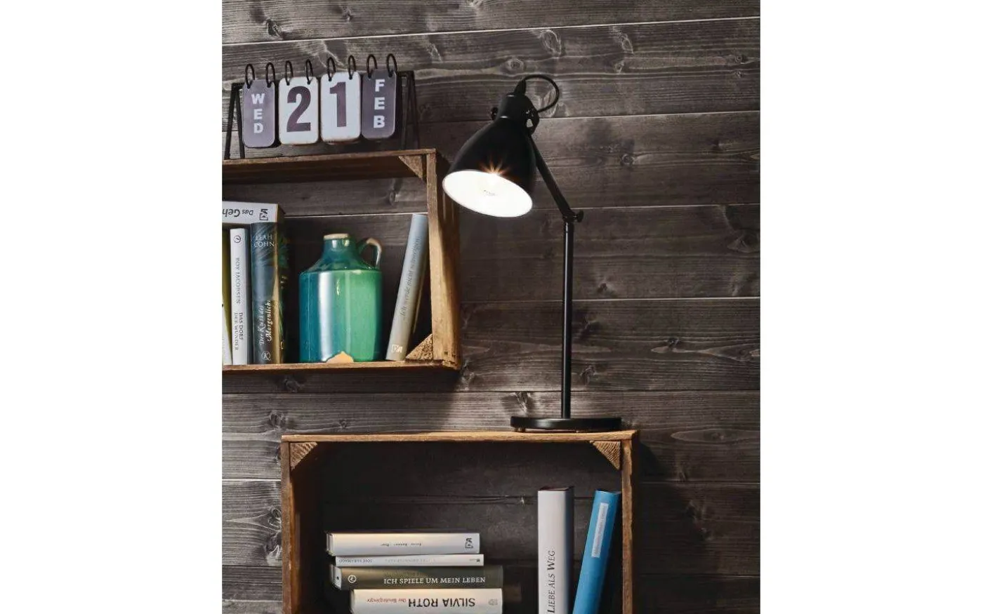 Priddy Skrivbordslampa 43cm Svart