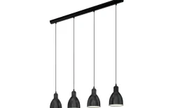 Priddy Taklampa 98cm 4L Svart