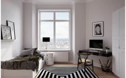 Prime Bordslampa 69cm Krom/Svart