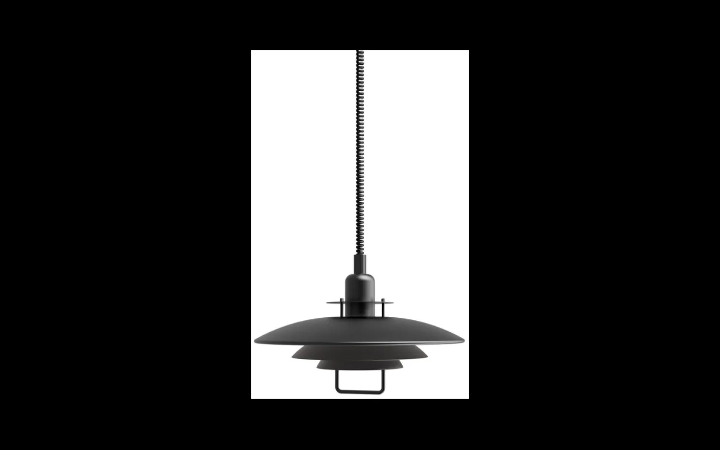 Primus II Hisslampa Ø43cm Svart