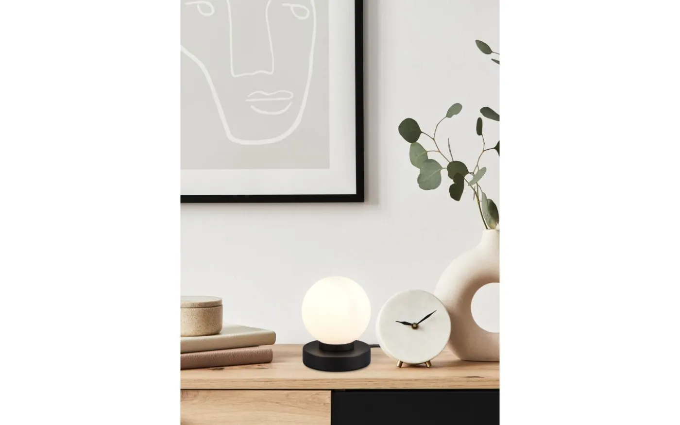 Prinz II Bordslampa E14 mattsvart