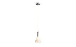 Pulire Kon Fönsterlampa Opalglas/Trä/Krom E14