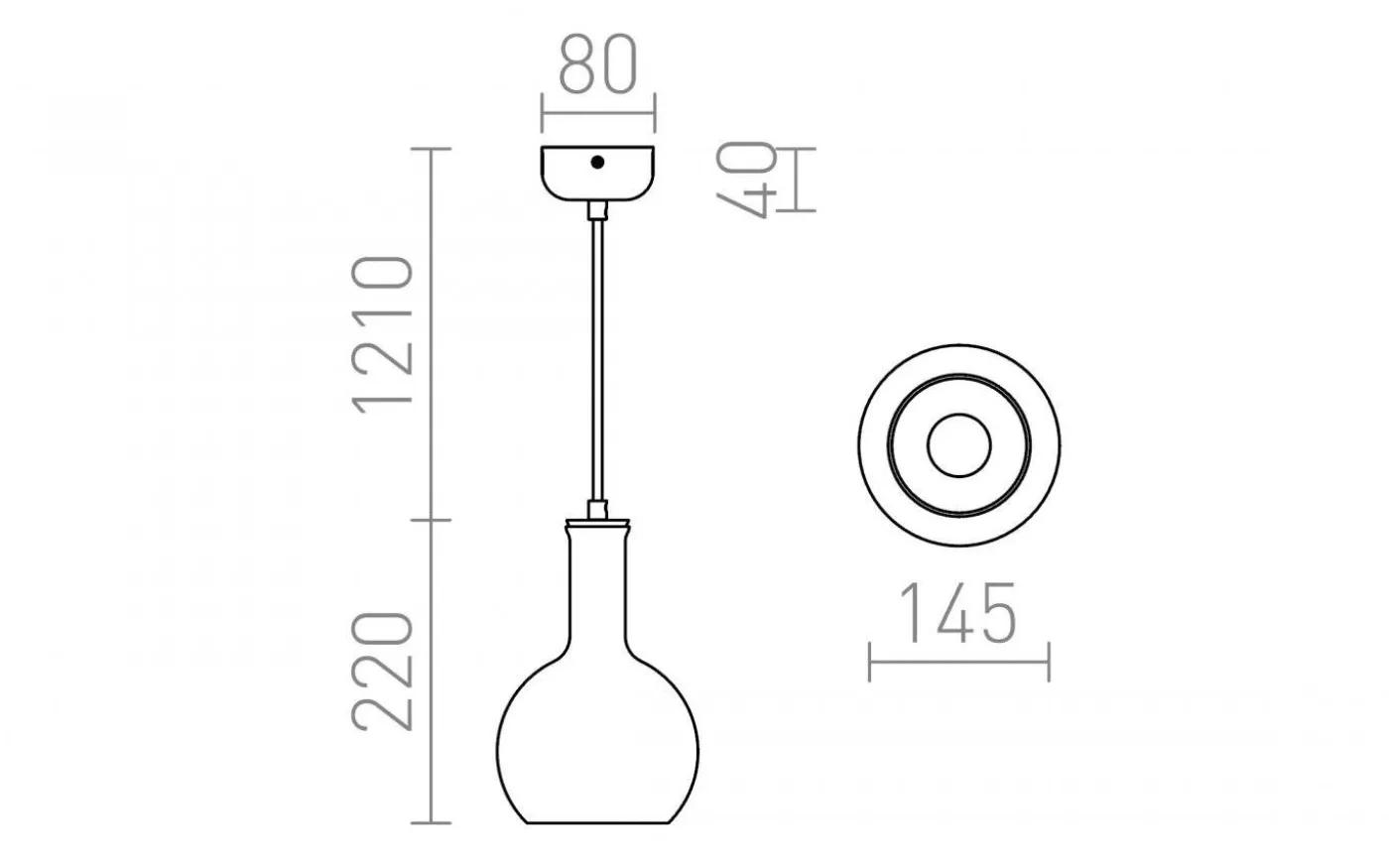 Pulire RD Fönsterlampa Opalglas/Trä/Krom E14