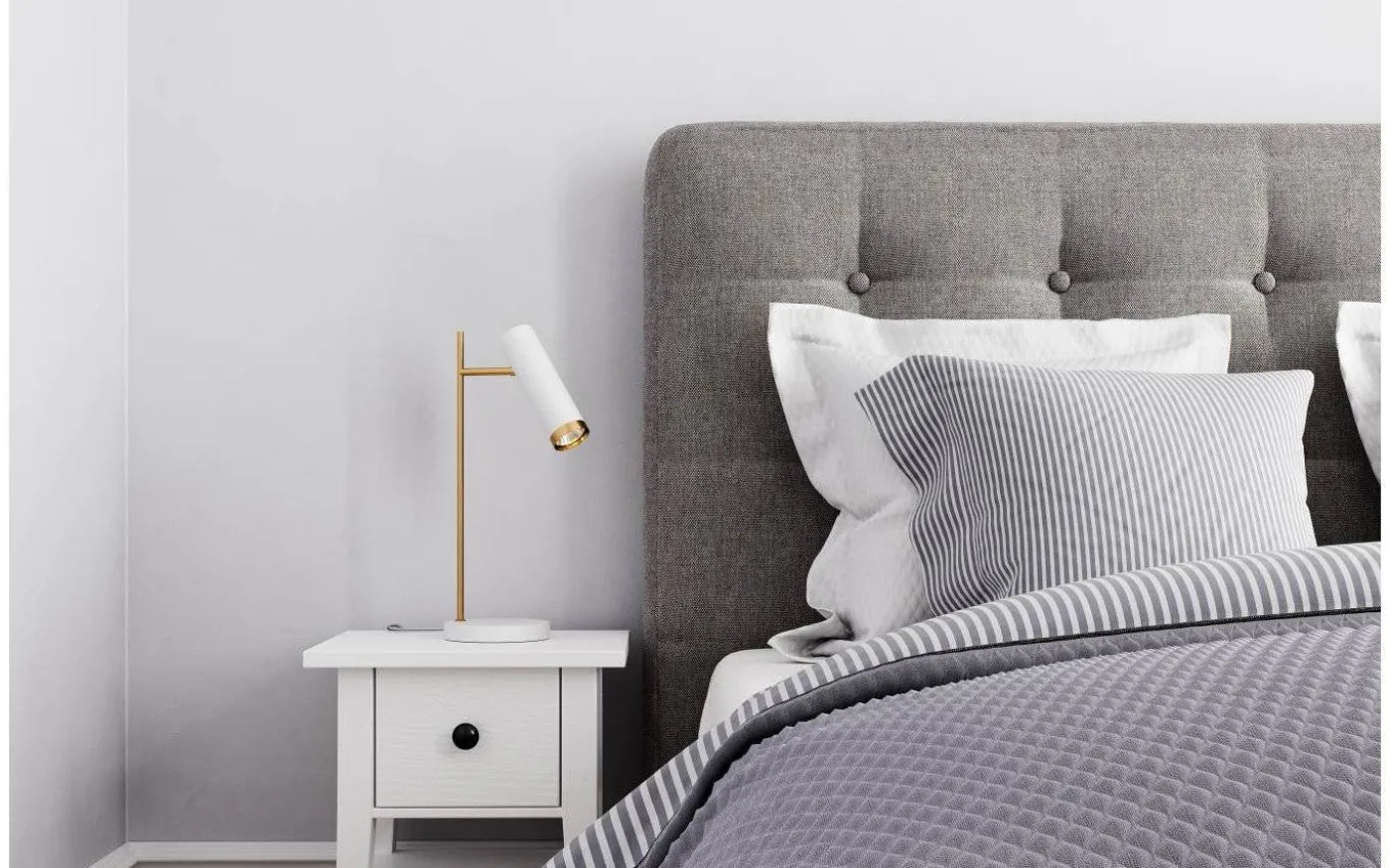 Puls 1L Bordslampa 49cm Vit/Guld