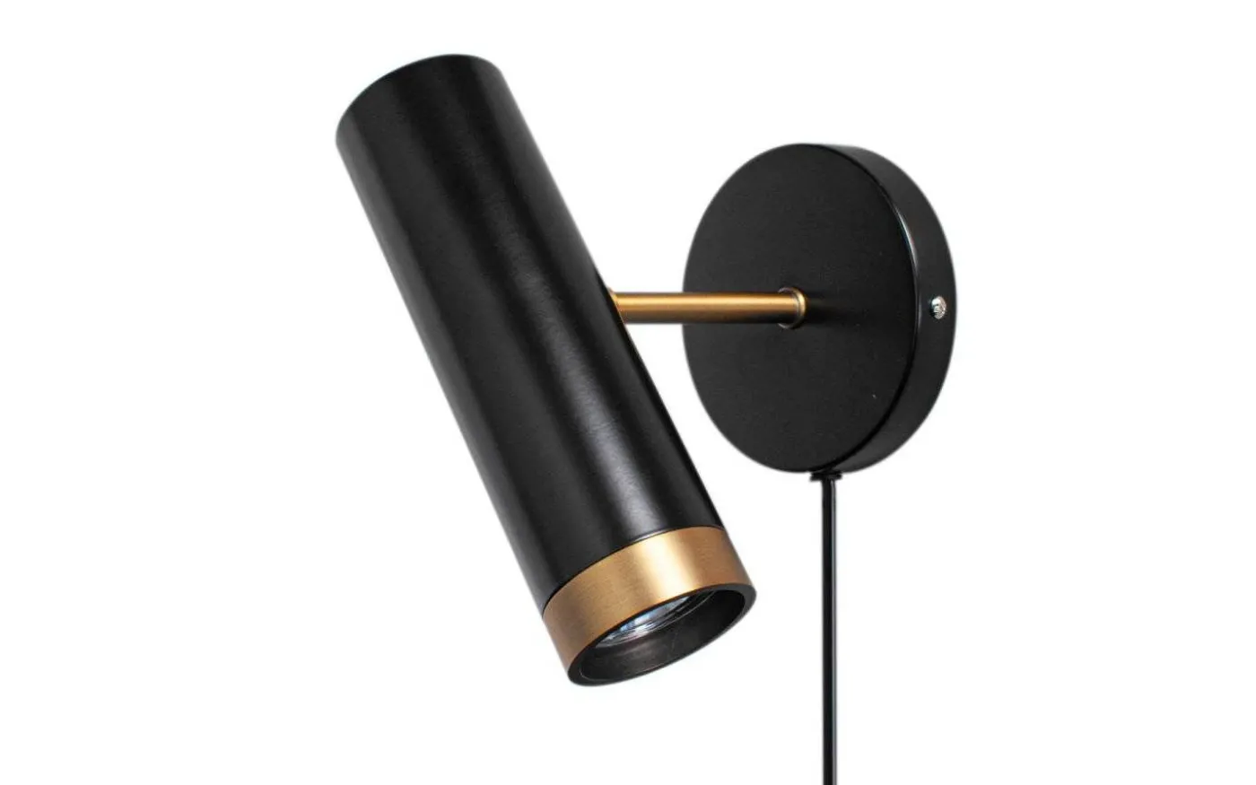 Puls 1L Vägglampa Svart/Guld