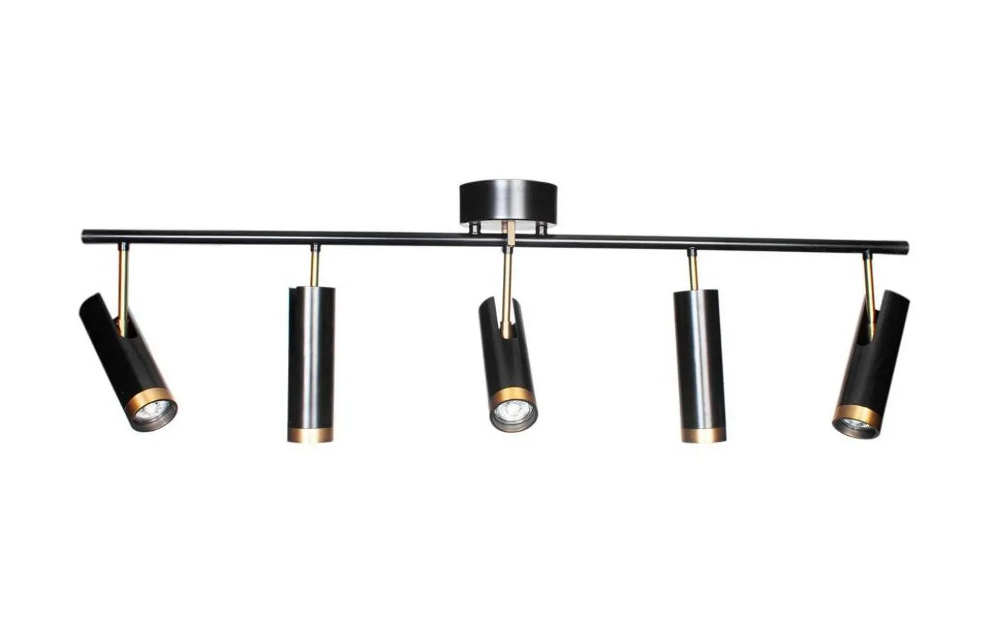 Puls Takspotlight 110cm 5L Svart/Guld