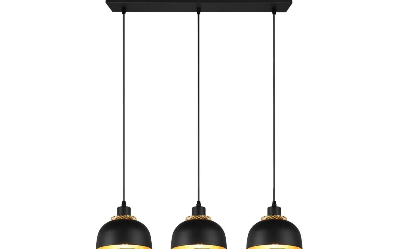 Punch Takpendel 3-delad E27 mattsvart