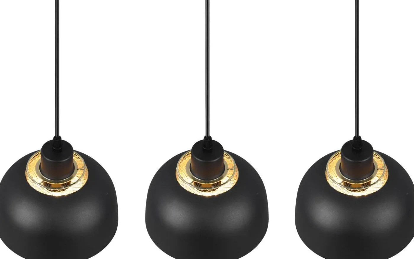 Punch Takpendel 3-delad E27 mattsvart