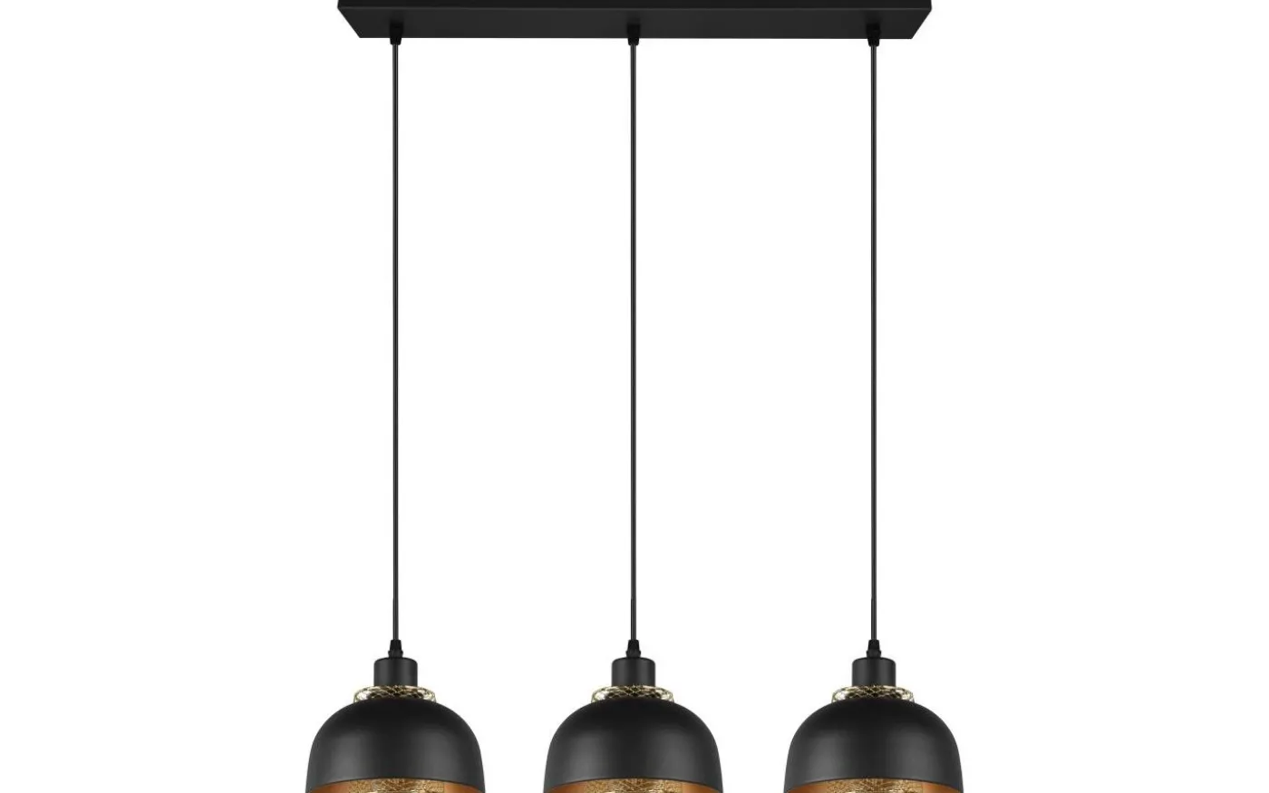 Punch Takpendel 3-delad E27 mattsvart