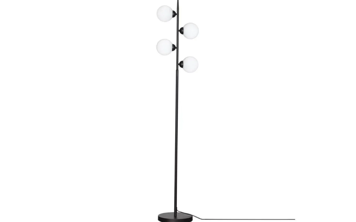 Punto Golvlampa 160cm Svart/Opal