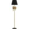 Punto Golvlampa Papegojor 164,5cm Guld/Svart