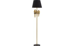 Punto Golvlampa Papegojor 164,5cm Guld/Svart