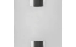 Pura Vägglampa 20cm E27 borstat stål