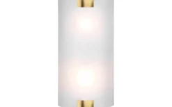 Pura Vägglampa 40cm 2xE27 antikmässing