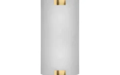 Pura Vägglampa 40cm 2xE27 antikmässing