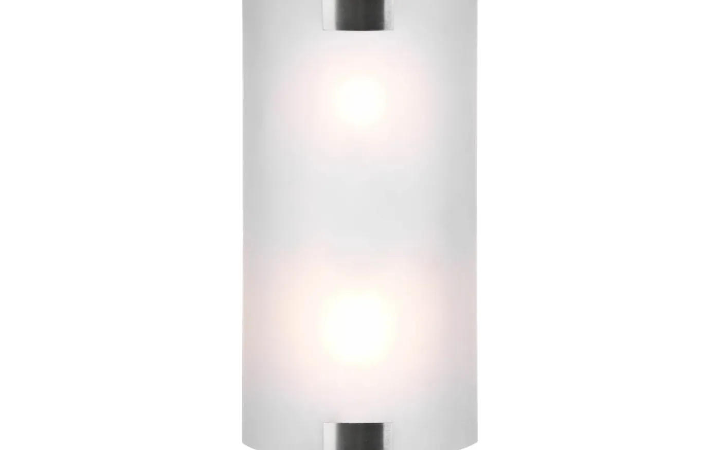 Pura Vägglampa 40cm 2xE27 borstat stål