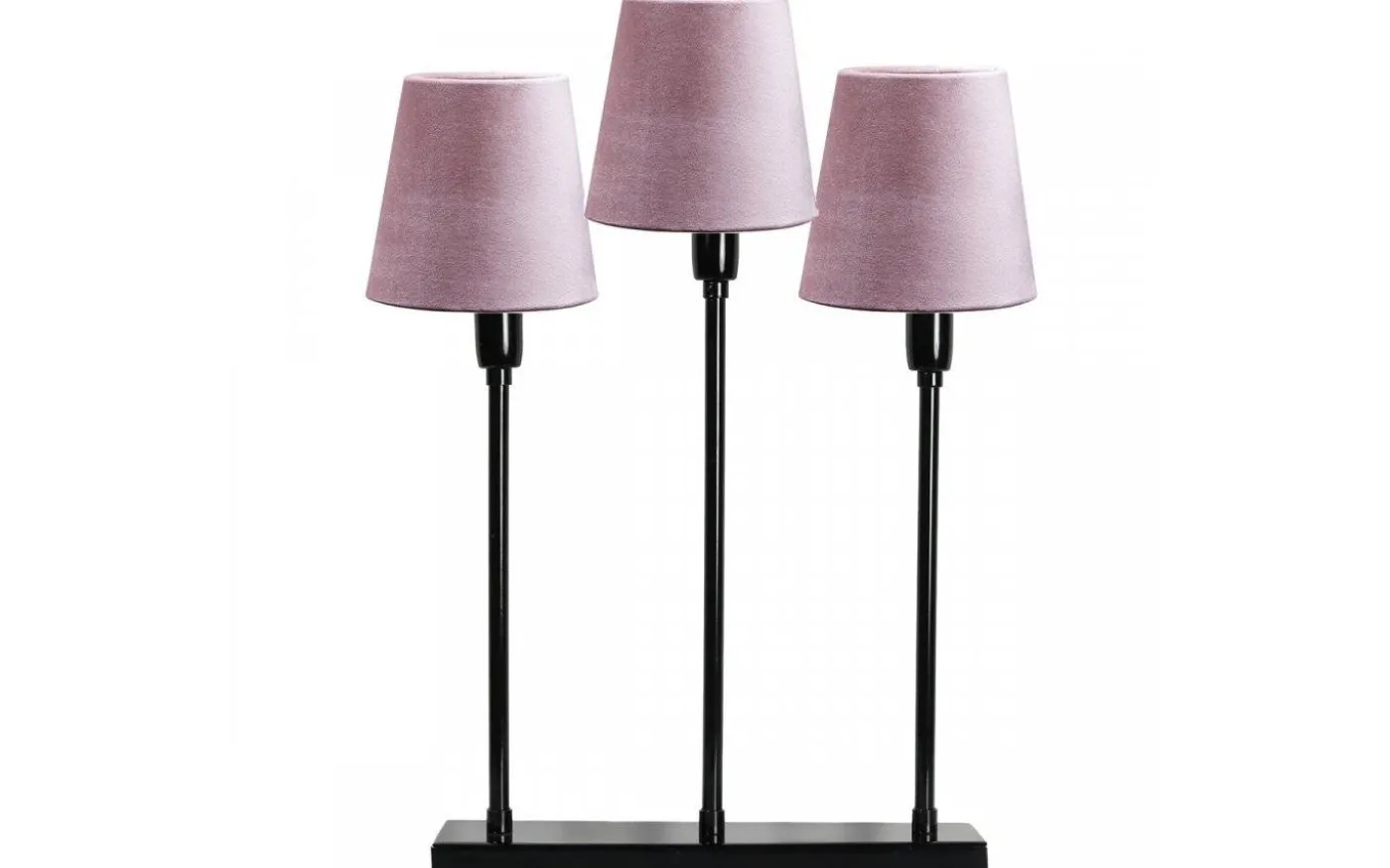 Queen Mini Lampskärm Sammet Ø10cm Rosa