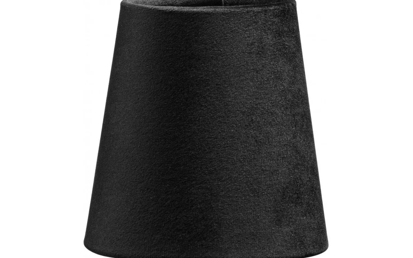 Queen Mini Lampskärm Sammet Ø10cm Svart