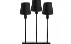 Queen Mini Lampskärm Sammet Ø10cm Svart
