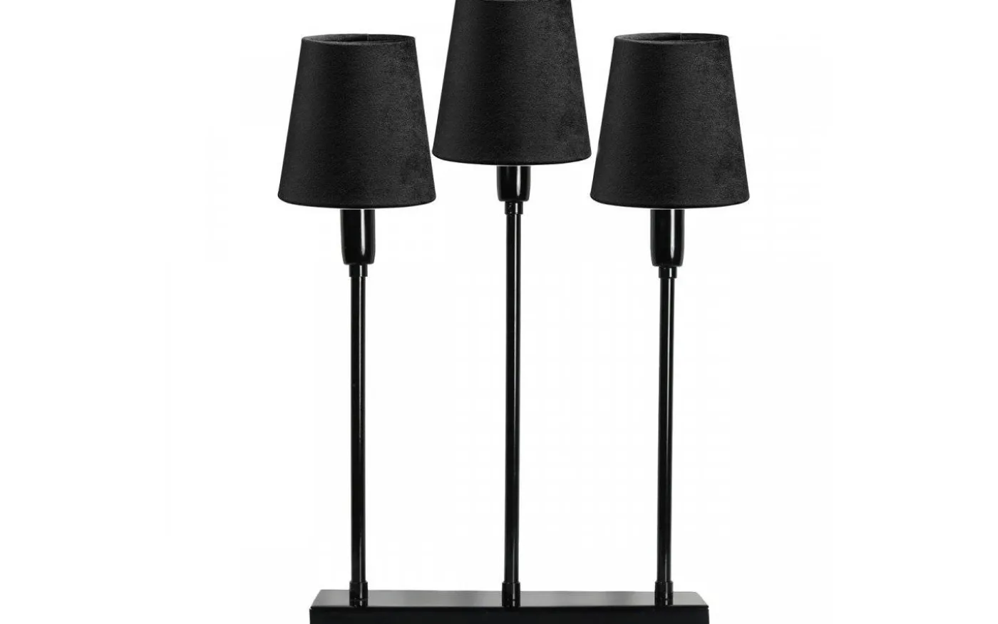 Queen Mini Lampskärm Sammet Ø10cm Svart