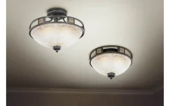Quinta Plafond 2xE27 rustik