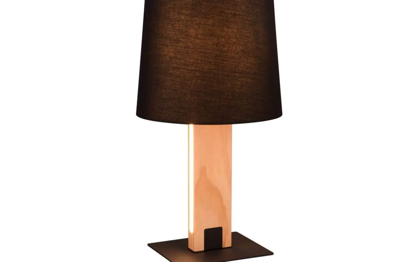 Rahul Bordslampa LED + E27 trä/svart