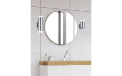 Ray H2O Vägglampa LED 2-delad krom IP44